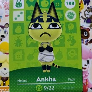 Ankha Amiibo Card #188 Genuine